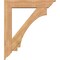 Ekena Millwork Imperial Traditional Smooth Bracket w/ Offset Brace, Western Red Cedar, 7 1/2"W x 38"D x 44"H BKT0806X38X44IMP01SWR - alternate 2